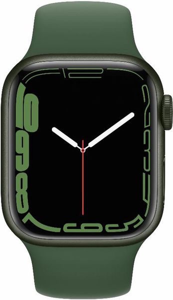 Apple Watch Series 7 41mm GPS Green Aluminum Case With Clover Sport Band (MKN03) MKN03 фото