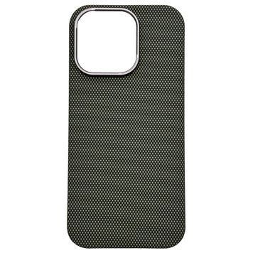 Карбоновий чохол для iPhone 16 Pro (Light Green) 5167        фото