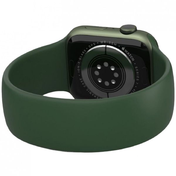 Apple Watch Series 7 41mm GPS Green Aluminum Case With Clover Sport Band (MKN03) MKN03 фото