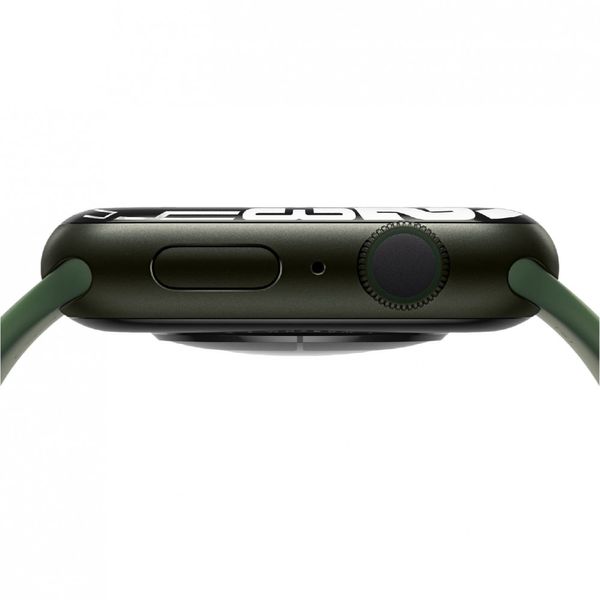 Apple Watch Series 7 41mm GPS Green Aluminum Case With Clover Sport Band (MKN03) MKN03 фото