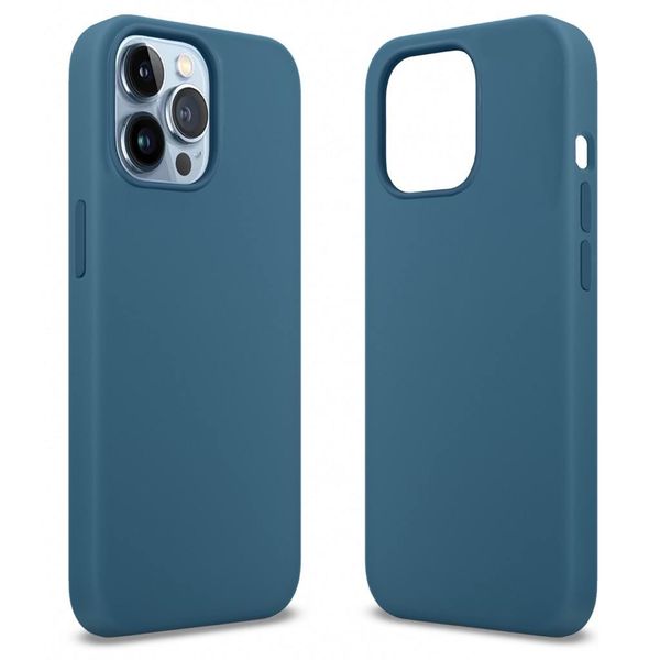 Чохол Apple iPhone 13 Pro Max Silicone Case HC (Blue Jay) 1474        фото