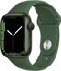 Apple Watch Series 7 41mm GPS Green Aluminum Case With Clover Sport Band (MKN03) MKN03 фото 2