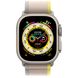 Apple Watch Ultra 49mm Titanium Case with Yellow/Beige Trail Loop S/M (MNHK3) MNHK3 фото 2
