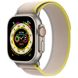 Apple Watch Ultra 49mm Titanium Case with Yellow/Beige Trail Loop S/M (MNHK3) MNHK3 фото 1