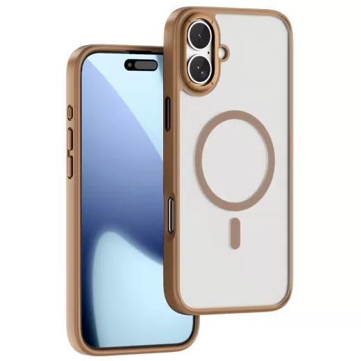 Чохол WIWU для iPhone 17 FGG-012 Magnetic Armor Pro Series (Gold) 5564        фото