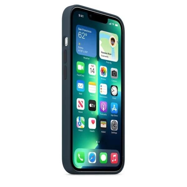 Чохол Apple iPhone 13 Pro Silicone Case HC (Abyss Blue) 1483        фото