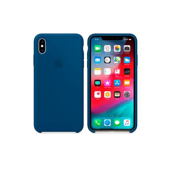Чохол Apple iPhone Xs Max Silicone Case HC (Blue Horizon) 1623        фото