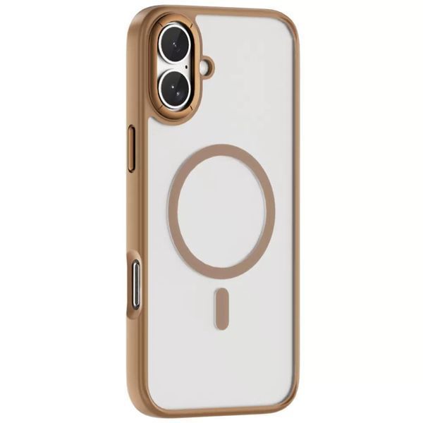 Чохол WIWU для iPhone 17 FGG-012 Magnetic Armor Pro Series (Gold) 5564        фото