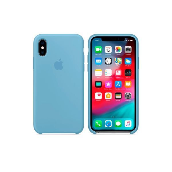 Чохол Apple iPhone Xs Max Silicone Case HC (Cornflower) 1624        фото
