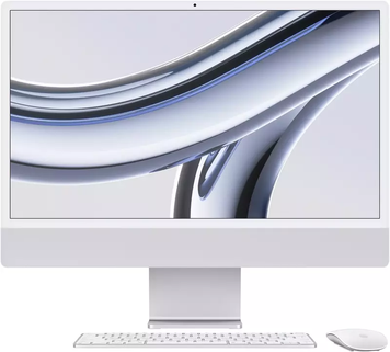 Apple iMac 24" M3 4.5K 8GB RAM 256GB SSD 8GPU Silver 2023 (MQR93) 3949        фото