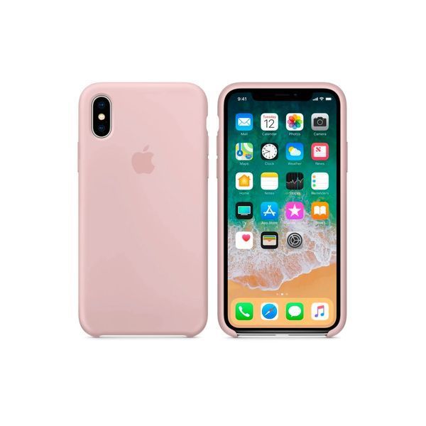 Чохол Apple iPhone X/Xs Silicone Case HC (Pink Sand) 1593        фото
