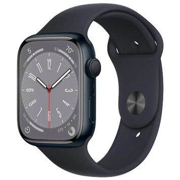 Apple Watch Series 8 45mm Midnight Aluminum Case with Midnight Sport Band (MNP13) MNP13 фото