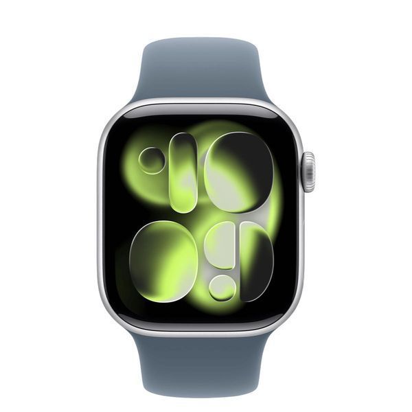 Apple Watch Series 11 GPS, 42mm Silver Aluminum Case with Anchor Blue Sport Band (M/L) 5515        фото