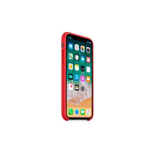 Чохол Apple iPhone X/Xs Silicone Case HC (Rose Red) 1595        фото