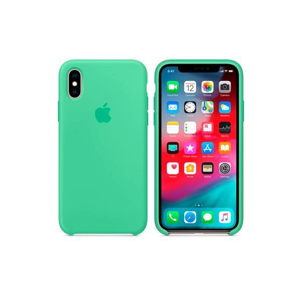 Чохол Apple iPhone X/Xs Silicone Case HC (Spearmint) 1596        фото