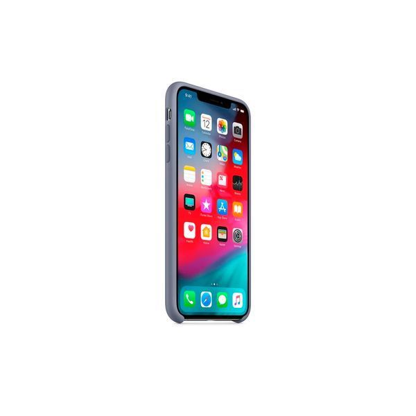 Чохол Apple iPhone Xs Max Silicone Case HC (Lavender Gray) 1628        фото