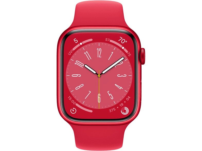 Apple Watch Series 8 41mm (PRODUCT)RED Aluminium Case with (PRODUCT)RED Sport Band (MNP73) MNP73 фото