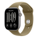 Apple Watch Series 12 GPS, 42mm Space Gray Aluminum Case with Olive Sport Band (S/M) 5997        фото 1