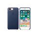 Чохол Apple iPhone 7 Plus/8 Plus Leather Case Original (Midnight Blue) 1520        фото 2