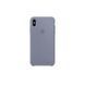 Чохол Apple iPhone Xs Max Silicone Case HC (Lavender Gray) 1628        фото 1
