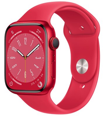 Apple Watch Series 8 45mm (PRODUCT)RED Aluminium Case with (PRODUCT)RED Sport Band (MNP43) MNP43 фото