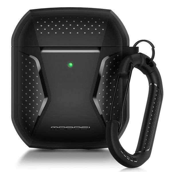 Чохол Mobosi Net Series Case for AirPods 1/2 (Black) 1339        фото