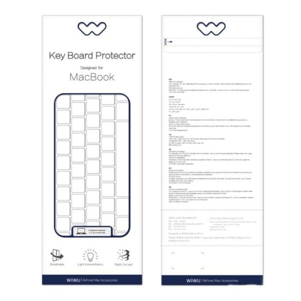 Накладка на клавіатуру WiWU Key Board Protector MacBook Air 2010-2017/Pro 2012-2015 US 1691        фото