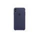 Чохол Apple iPhone Xs Max Silicone Case HC (Midnight Blue) 1629        фото 1