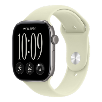Apple Watch Series 12 GPS, 42mm Space Gray Aluminum Case with Pale Succulent Sport Band (S/M) 5998        фото