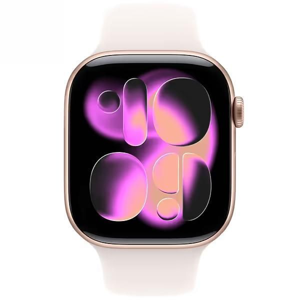 Apple Watch Series 11 GPS, 42mm Rose Gold Aluminum Case with Light Blush Sport Band (M/L) (MEU44) 5519        фото