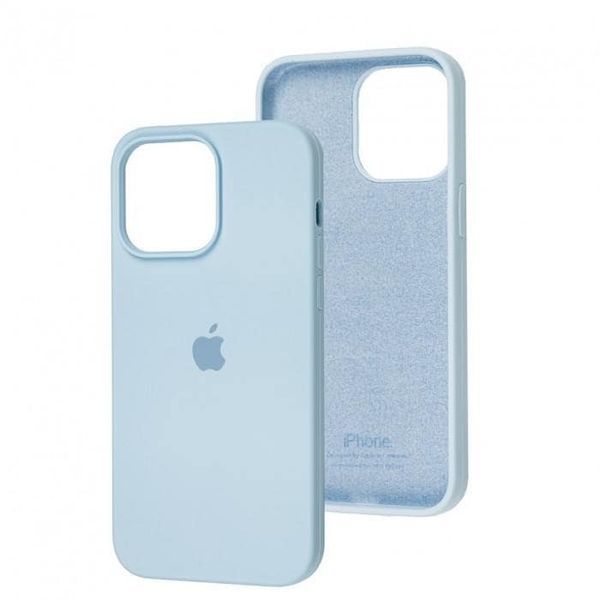 Чохол Apple iPhone 15 Pro Silicone Case HC (Light Blue) 4279        фото