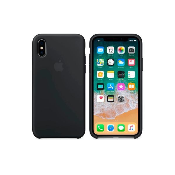Чохол Apple iPhone X/Xs Silicone Case HC (Black) 1583        фото
