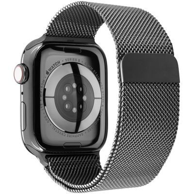 Apple Watch 8 41mm (GPS+LTE) Graphite Stainless Steel Case with Graphite Milanese Loop (MNJL3/MNJM3) 2880        фото