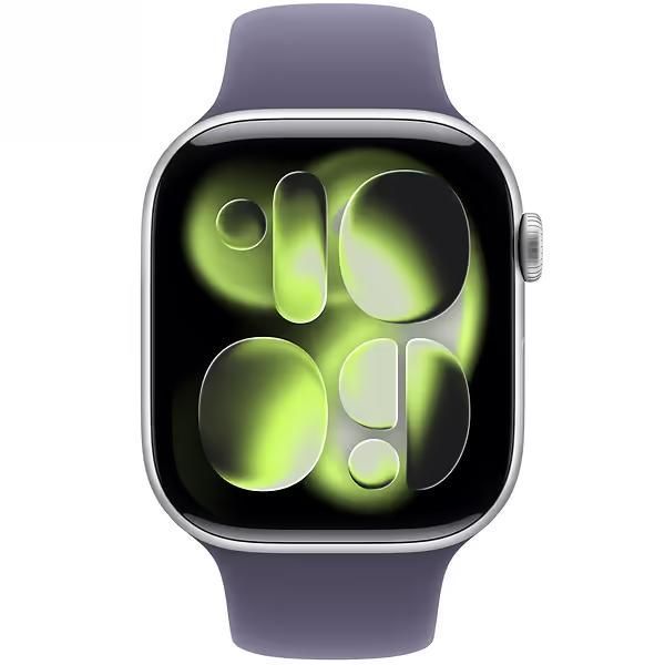 Apple Watch Series 11 GPS, 42mm Silver Aluminum Case with Purple Fog Sport Band (M/L) (MEU74) 5516        фото