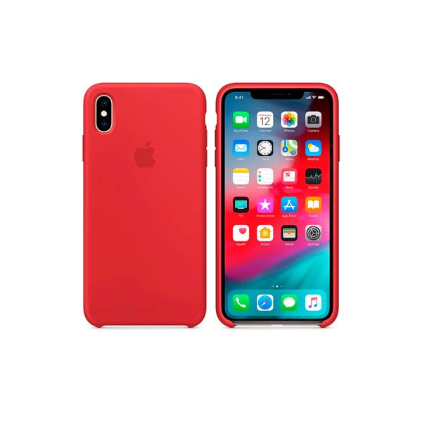 Чохол Apple iPhone Xs Max Silicone Case HC (Red) 1634        фото