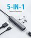 Адаптер Anker 5-in-1 USB-C Adapter (Gray) A8338 A8338 фото 2