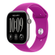 Apple Watch Series 12 GPS, 42mm Space Gray Aluminum Case with Magenta Sport Band (S/M) 5995        фото 1