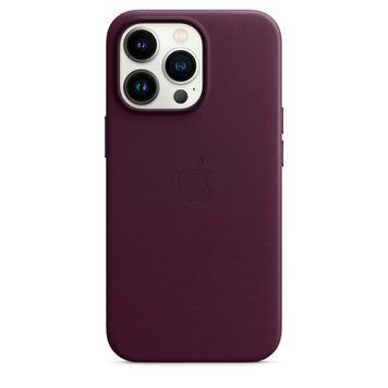 Чохол Apple iPhone 13 Pro Max Leather Case HC (Dark Cherry) 3876        фото