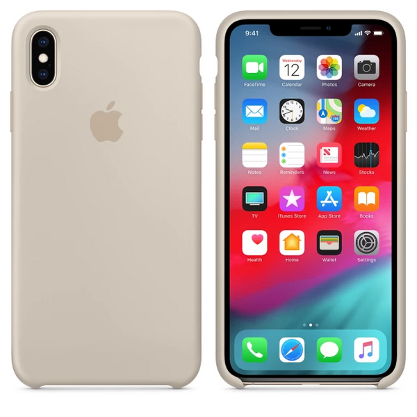 Чохол Apple iPhone Xs Max Silicone Case HC (Stone) 1636        фото