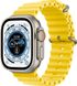 Apple Watch Ultra 49mm Titanium Case with Yellow Ocean Band (MNHG3) MNHG3 фото 1