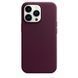Чохол Apple iPhone 13 Pro Max Leather Case HC (Dark Cherry) 3876        фото 1