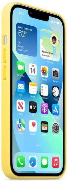 Чохол Apple iPhone 13 Silicone Case HC (Lemon Zest) 1497        фото