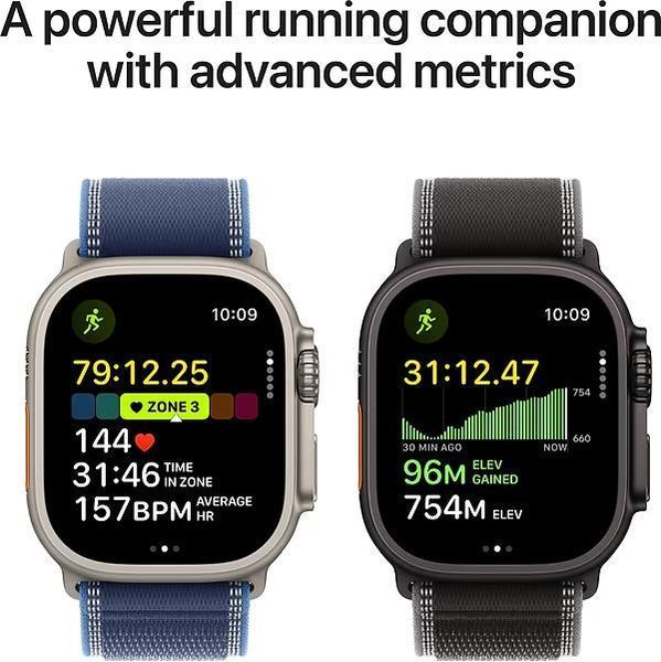 Apple Watch Ultra 3 GPS+LTE 49mm Natural Titanium Case with Natural Titanium Milanese Loop (MEWY4) 5527        фото