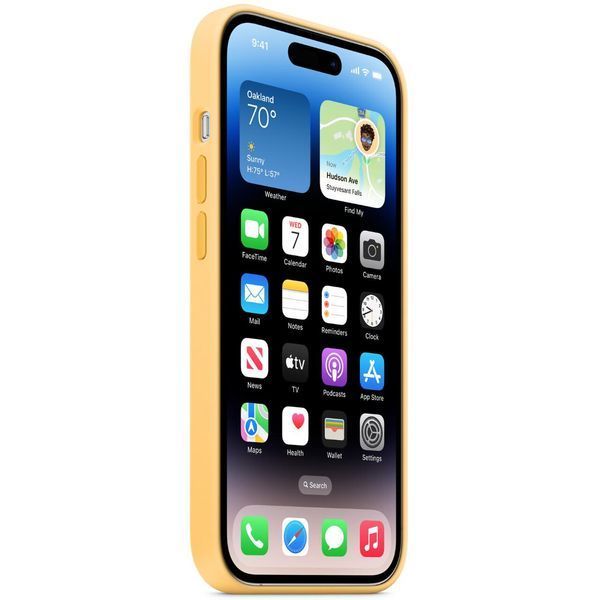 Чохол Apple iPhone 14 Pro Silicone Case HC (Sunglow) 5189        фото