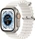 Apple Watch Ultra 49mm Titanium Case with White Ocean Band (MNHF3) MNHF3 фото 1