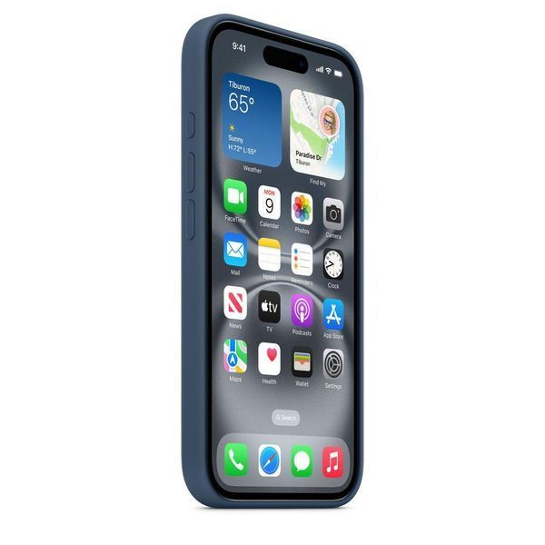 Чохол Apple iPhone 16 Silicone Case HC (Denim) 4597        фото