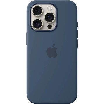 Чохол Apple iPhone 16 Pro Silicone Case HC (Denim) 4598        фото