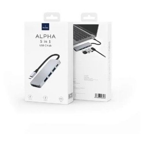 Адаптер Wiwu Alpha 541BC USB-хаб Adapter 5в1 2675        фото