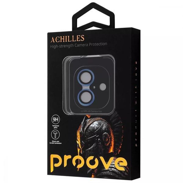Захисне скло для камери iPhone 16/16 Plus (black) Proove 5059        фото