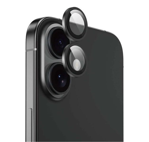 Захисне скло для камери iPhone 16/16 Plus (black) Proove 5059        фото